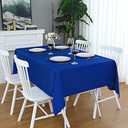 FOLINS&HOME Royal Blue Rectangle Tablecloth 52 x 70 Wrinkle Free Waterproof Polyester Table Cloths, Spillproof Heavy Duty and Washable Table Cover for Party, Banquet, Indoor Outdoor-Oblong/Rectangular