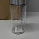 Sursip Glass Juice Bottles 6 Pack 12 oz  Wide Mouth Borosilicate Glass Bottles with Lids  Heat-Resistant, Leakproof, BPA Free, Reusable for Juicing, Smoothies, Milk, Protein Drinks, Water