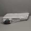 AIKASY Premium Canopy Bed Frame Post for Queen Size Beds, Enhanced Metal Poles, Four Corner Bed Brackets, Ideal for Metal and Wood Bed Frames, Bedroom Decor Upgrade （White, Queen）