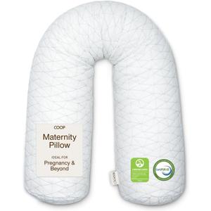 Coop Home Goods Original Adjustable Maternity Pillow, with Memory Foam and Washable Cover, Body Pillow for Pregnancy, Side Sleeper and Full Body Support During Pregnancy