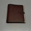 Photo Album 4x6 200 Photos, Genuine Leather Photo Albums with Writing Space with 30 Writing Paper, Travel Family Wedding Kids Graduation Ultrasound Baby Picture Album Scrapbook Photo Album (Simple)