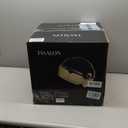 TASALON Ionic Hooded Hair Dryer - 1875W Bonnet Dryer with 3 Temperature Settings - Portable Standing Dryer for Home and Salon (Black)