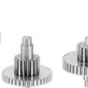 INJORA 15g Stainless Steel 16.6:1 Transmission Gear Pinion Set for TRX4M Upgrade 1/18 RC Crawler Car