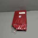 ZTUJO Purse Organizer Insert, Felt Bag Organizer with Metal Zipper, Handbag & Tote Shaper, For Speedy Neverfull Tote, 7 Sizes (Large, Ruby)