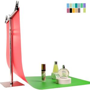 Product Photography Background with Stand,7 Sheets 14 Colors 34x17 Inch,Food Photography Backdrop Paper,Product Photography Props,Flat Lay Backdrop,Small Backdrop,Product Backdrops,Food Background