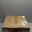 20" Woven Caged Low Profile Bladeless Ceiling Fan with Light and Remote, Farmhouse Flush Mount Boho Ceiling Fans Light, Enclosed Industrial Ceiling Fan 6 Speed Reversible w/ 4 E26 Bulb Base