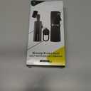 Handy Picks Golf Club Cleaner with Water Bottle Holds 5.5 OZ, Heavy Duty Metal Retractable Magnetic Clip, Waffle Microfiber Golf Towel, Ideal Water Brush Combo (Black)