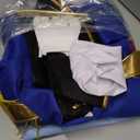 Akokvlar Mens Founding Father George Washington Costume Hamilton Colonial Outfit Set (XX-Large, Blue)