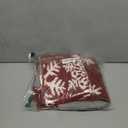 LANE LINEN Snowflake Premium Christmas Bath Rug Set 2 Piece, Extra Soft & Absorbent, Machine Washable Non Slip Shower Mat - 20'' x 32'' / 17'' x 24'' for Bathroom Floor