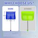 4-in-1 Chicken Manure Scoop, Coop Cleaner Tool for Scoop Sift Rake Level, Lightweight Durable for Chicken Coop Cleaning, Sand Sifting, Poultry Farming & Waste Management (Single Unit, Blue)