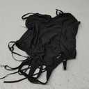 Avidlove Lingerie for Women Sexy Corset Garter Lingerie Set Tummy Control Teddy Bodysuit Boudoir Outfit (Medium, Black)
