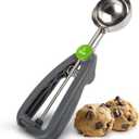 PrepSolutions Quick Release Cookie Scoop  3 Tbsp., Gray, Stainless Steel for Precise Portioning