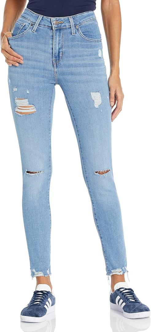 Levi's Women's Plus Size 721 High Rise Skinny Jeans (Blue, M)