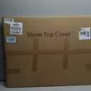 Noodle Board Stove Cover - Stove Top Covers with Handles for Gas Electric Stove - Wooden Range Covers Protector for Stovetop Sink Oven RV Serving Tray - 29.3"x22" (Natural), One Size