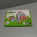 Magnetic Building Blocks 104PCS, STEM Magnet Blocks for Ages 4-8, Montessori Learning Toys for Kids, Sensory Magnetic Cubes for Boys & Girls, Educational Building Set for Birthday