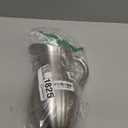 Service Ideas WPB2BS Water and Cold Beverage Pitcher with Built-in Ice Guard, Bell Shaped, 2 Liter (66.6 ounces), Dishwasher Safe, Brushed Stainless Steel