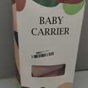 Baby Carrier Newborn to Toddler 7-45 lbs with Natural Material, Ergonomic Design,Versatile and Adjustable,Hands Free for Moms&Dads,Pink