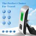 Luggage Scale, 110lb Luggage Weight Scale with 4 Unit Switching Functions&LED Display, Luggage Scale Travel Digital for Weighing Luggage, Backpacks, Packages and Markets