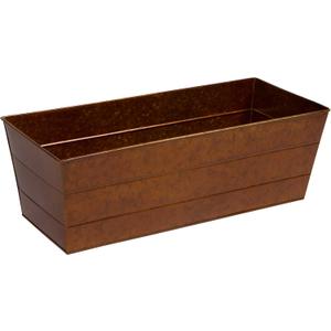 Trademark Innovations 35" Galvanized Bronze Indoor/Outdoor Window Box Flower Planter (Large) Trademark Innovations 35" Galvanized Bronze Indoor/Outdoor Window Box Flower Planter (Large)