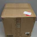 JOYZAN Narrow Bathroom Storage Cabinet with Movable Wheels, Slim Storage Cabinet with 4 Doors & Removable Panel, Skinny Bathroom Organizers and Storage for Small Space, Corner, Kitchen, Laundry