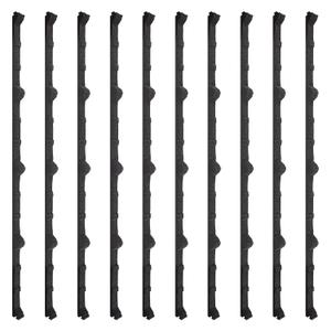 9 in Inside Foam for Metal Roofs Classic Rib Profile Foam Closure Strips Fit for Metal Roofing Panels 3 Feet Long Roof Closure Strips (10 Pcs)