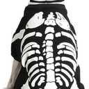 Cotton Glow Bones Dog Costume, Medium, 16-Inch