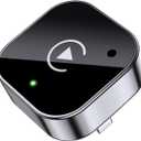 2025 Upgraded Mini Wireless CarPlay & Android Auto Adapter, 2-in-1 CarPlay DonglePlug & Play Wireless CarPlay Adapter with USB/USB-C Port(Black)