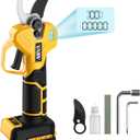 Brushless Electric Pruning Shears for DeWalt 20V Battery, Portable Cordless Pruning Shears with LCD DisplaySK5 Blades, Adjustable Cutting Diameter 0.8-1.2 Inch for Gardening Tree Pruning(NO Battery)