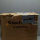 Ergonomic Office Chair - X-Shaped Computer Desk Chair Comfy, Gaming Chair, Office Chair with Lumbar Support, Mesh Office Chairs with Headrests, Desk Chair for Long Hours (Black Silver)