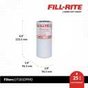 Fill-Rite F1810PM0 3/4" 18 GPM (68 LPM) 10 Micron Particulate Spin-On Fuel Filter