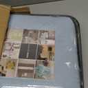 Madison Park Queen Quilt Set Damask Coverlet Set for Queen Size Bed, Cottage Oversized Quilt Set, Scallop Edge, All Season, Pre-Washed Cotton-Filled Queen Size Quilt, Tuscany, Full/Queen Blue 3 Piece