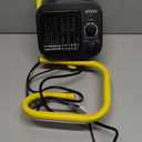 Shinic Garage Heaters for Indoor Use, Metal Portable Space Heater with Thermostat, Greenhouse heater, Adjustable Head, Tubular Stand, Padded Handle, and Wide Base for Stability