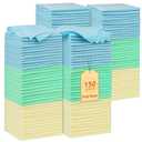 PioFiber Shop Towels – 150 Pack Edgeless Microfiber Cleaning Cloths, Reusable Lint-Free Towels for Garage, Car Detailing, Kitchen & Glass – Ultra Absorbent Quick Dry Rags, 12"x12"