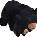 Wild Republic Mom & Baby Black Bear Plush, Stuffed Animal, Plush Toy, Gifts for Kids, 15"