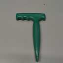 Seed Planter Tool, 6.9" Dibber Garden Tool, Plastic Dibbler Tools for Planting, Seed Dispenser, Bulb Digger Garden Planter for Sowing Seeds, Bulbs, Digging (Dark Green 2pcs)