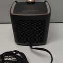 Handy Heater Instant Heat - Copper Infused Ceramic Technology Space Heater, 1200 Watts, Portable Heater for Office, Bedroom or Any Indoor Space, Adjustable Heat, Quiet & Cordless Personal Heater