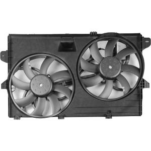 621-392 Engine Radiator Dual Cooling Fan Assembly for Ford Edge 2007-2014 Lincoln MKX 2007-2015 V6 3.5L 3.7L, 7T4Z8C607A 7T4Z8C607B 7T4Z-8C607-A FO3115177