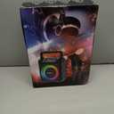 Karaoke Machine for Adults - Portable Bluetooth Karaoke Speaker with Two Wireless Microphones, PA System Speaker Supports TF Card/USB, AUX in, REC, Bass & Treble for Party/Meeting