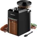 Electric Burr Coffee Grinder,Adjustable coffee grinder with 28 Precise Grind Setting for French Press, Drip Coffee and Espresso,12 Cups, Black