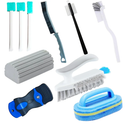 Elkanah Cleaning Brushes for Household use Small Cleaning Brushes for Small Spaces Sink Bathroom Deep Cleaning Supplies Set of 10