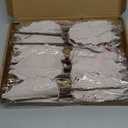 10 Pcs Large Gingerbread Poinsettia Christmas Decorations 9.8" Jumbo Gingerbread Flowers Tree Picks Ginger Bread Christmas Tree Ornaments for Xmas New Year Wreath Garland Home Vase Decor