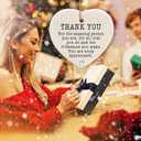 2 x Jocidea Thank You Keepsake - Ceramic Heart Keepsake - Thank You Gift & Appreciation Present (You Are Truly Appreciated)