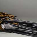 ARROWHEAD OUTDOOR Portable Deluxe Folding Camp Quad Chair w/Headrest, Glass & Cup Holders, Armest 6-can Cooler, Heavy Duty Carry Bag, 550 lbs Weight Capacity