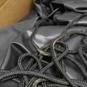 18Ft Round Pool Cover [2025 Upgraded Super Windproof] -Winter Pool Covers for Above Ground Framed Pools(Not for Steel Wall Pool), 500D One-Piece Tear Resistant Pool Cover with Quick Tightening Ratchet (Black)