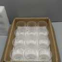 12pcs Clear Cylinder Vases for Centerpieces, Glass Flower Vases for Wedding Decorations and Home Decor, 6 Inch Glass Hurricane Candle Holder for Table Shelf