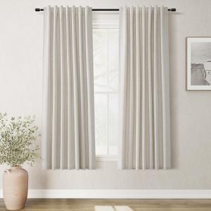 BOODII 63 Inch Blackout Curtains Linen Black Out Curtains for Bedroom 2 Panels Set Neutral Room Darkening Curtain Natural Beige Thermal Insulated Curtain for Nursery Window Drapes Back Tab 52x63 Natural Linen BOODII 63 Inch Blackout Curtains Linen Black Out Curtains for Bedroom 2 Panels Set Neutral Room Darkening Curtain Natural Beige Thermal Insulated Curtain for Nursery Window Drapes Back Tab 52x63 Natural Linen