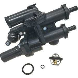 Thermostat Housing Assembly 68003582AB 902-319 Compatible with Chrysler 200 2011-2014 Sebring 2008-2010 Dodge Avenger 2008-2014 Journey 2009-2017 Jeep Compass 2009-2017 Patriot 2013-2017
