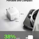 Belkin Compact Charger Block 30W - 1M USB-C to C Cable Included, USB-C PD Super Fast Charging - Samsung Galaxy S25, Apple iPhone 17, Air, Pro, iPad, Nintendo Switch 2, Google Pixel 10, etc. - White