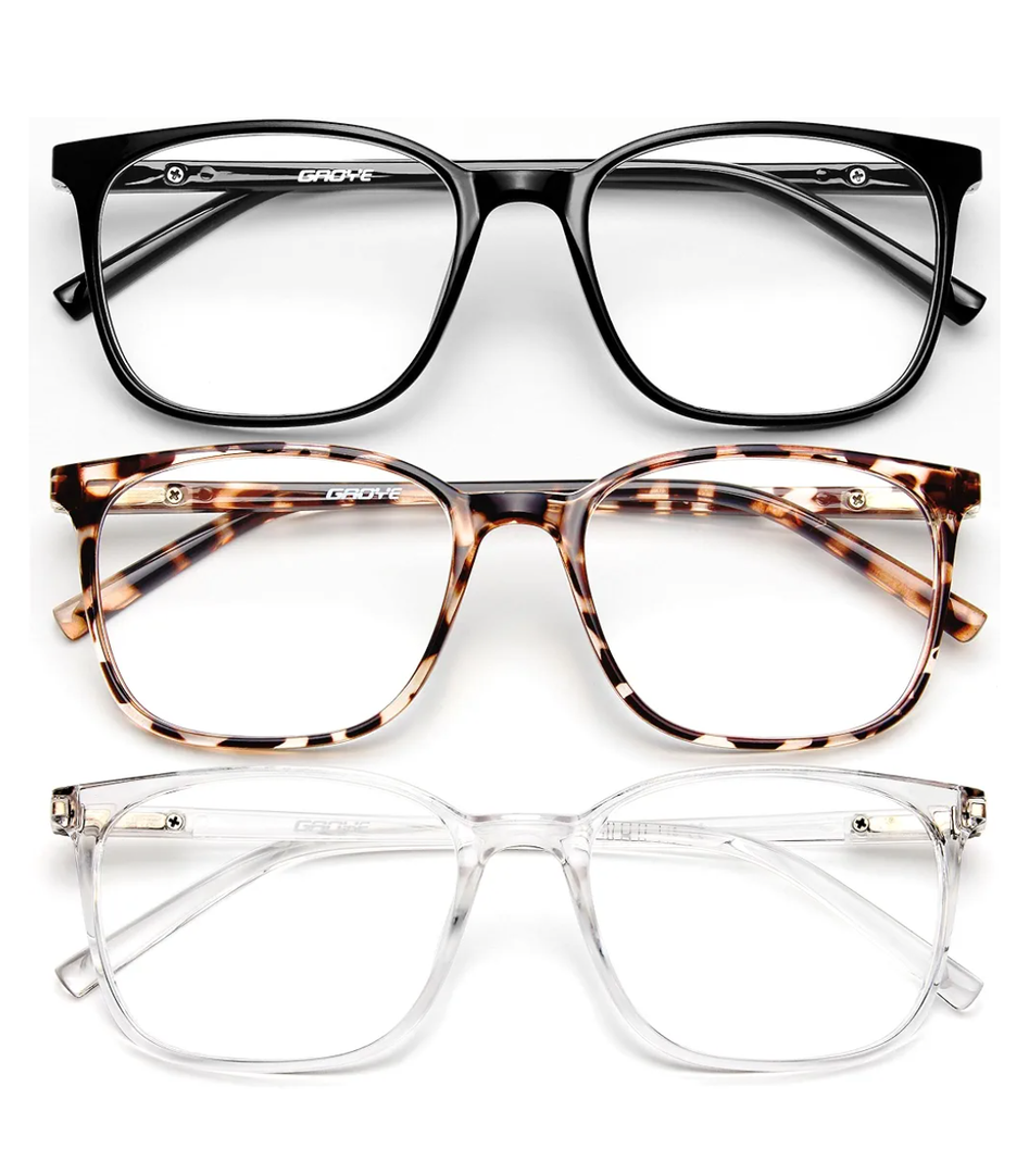 Ultralight Blue Light Glasses for Women - up to 99% Protection Computer Glasses for All Day Comfort - Anti UV Glare & Eyestrain