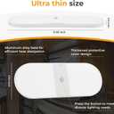 GZV RV Lights Interior, RV LED Lights Interior 12v, LED Ceiling Dome Lights for RV Camper Travel Trailer, RV Accessories for Inside, 650LM Brightness, 5 Pack 4000K